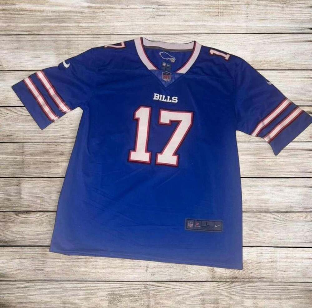 Nike Josh Allen Buffalo Bills #17 Royal Blue Game Jersey - Picture 2 of 5